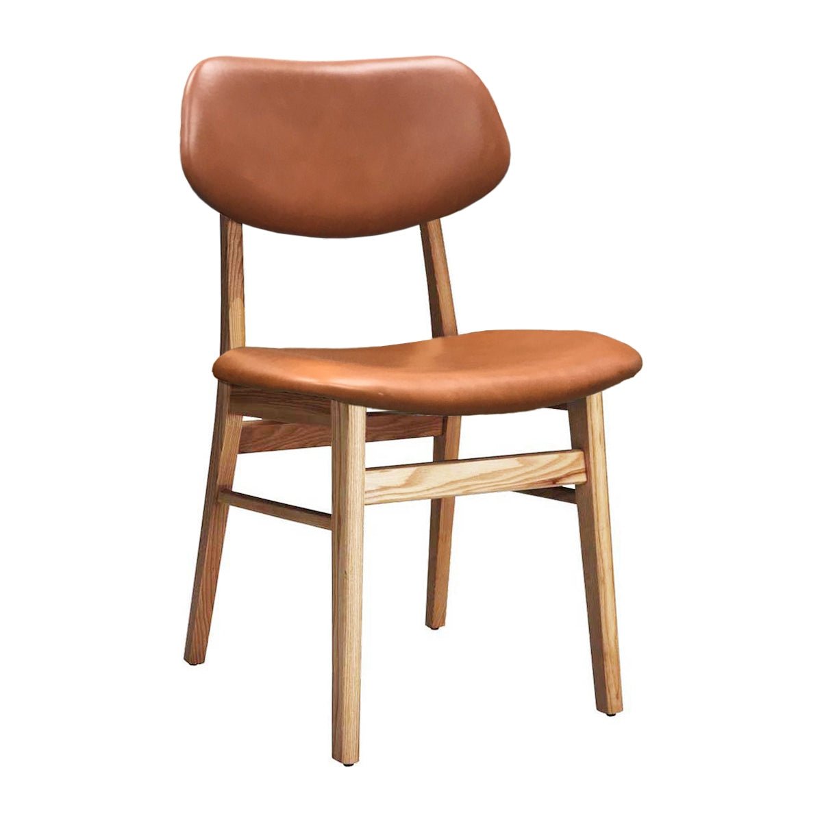 Ari Leather Dining Chair (Ash)