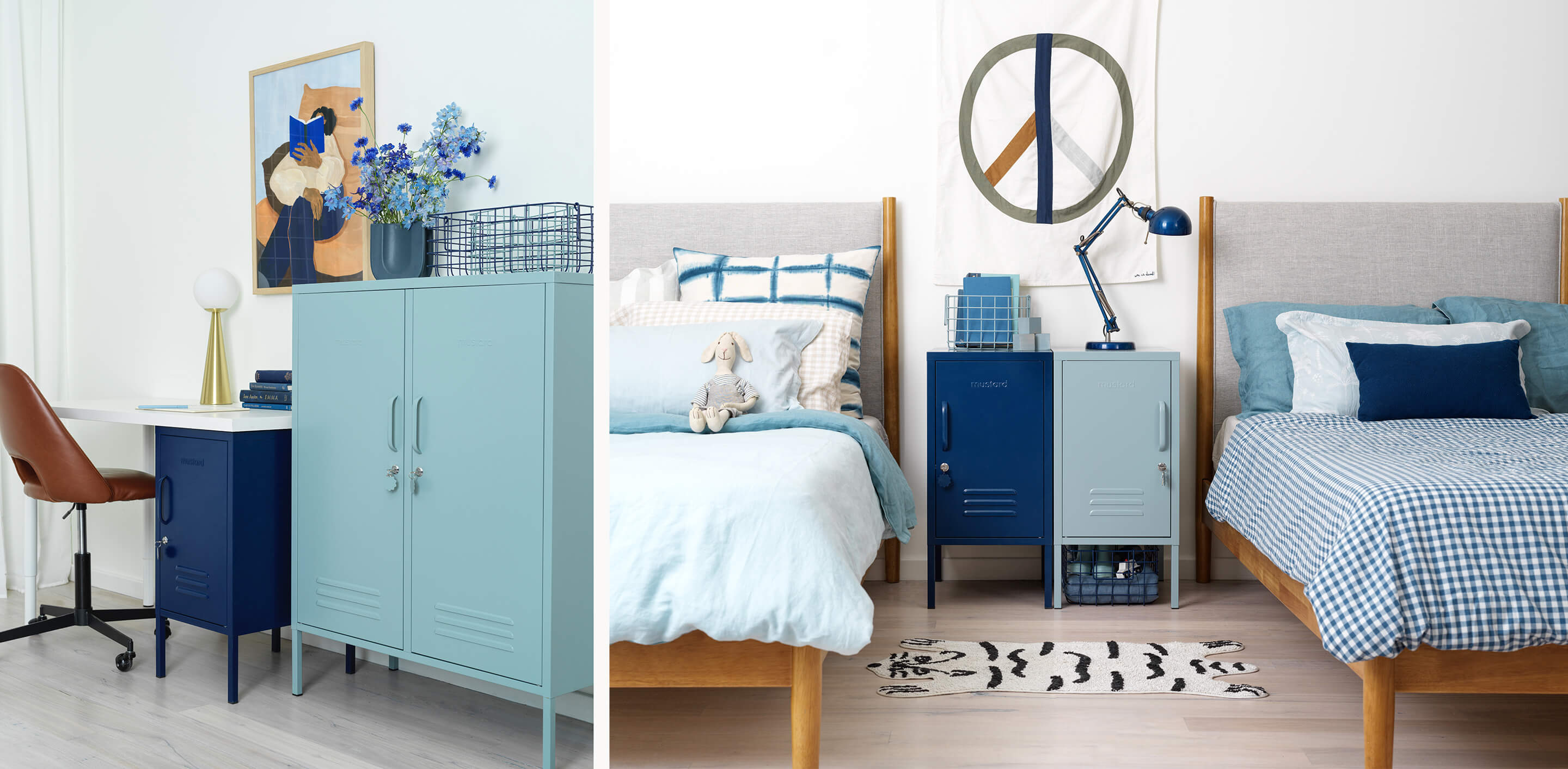 Mustard Made is all about offering you practical, yet stylish, storage solutions. Their range of lockers are super versatile, perfect for a bedroom, home office, kids room, or living spaces, they also come in a wide selection of fun and bright colours.