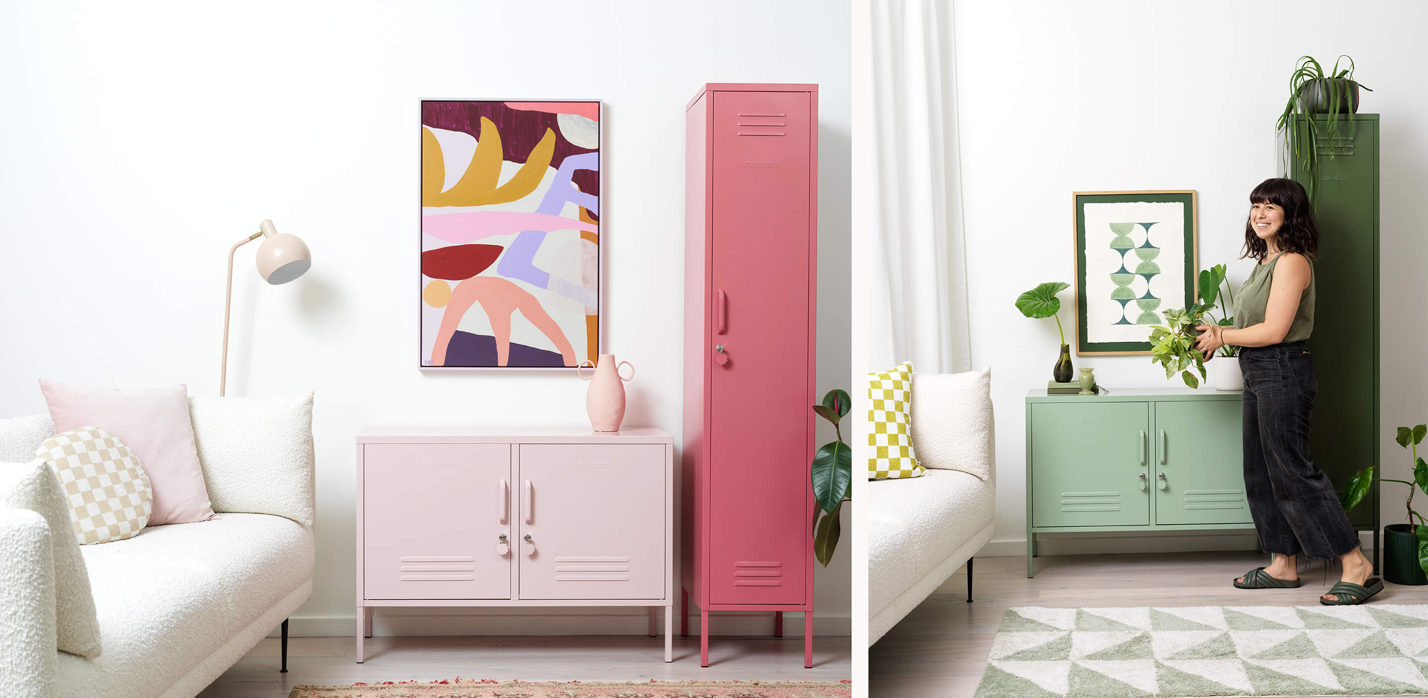 Mustard Made is all about offering you practical, yet stylish, storage solutions. Their range of lockers are super versatile, perfect for a bedroom, home office, kids room, or living spaces, they also come in a wide selection of fun and bright colours.